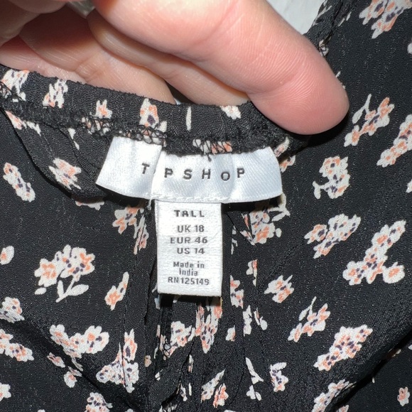 TOPSHOP | Full Body Floral TALL Jumpsuit - Picture 15 of 15